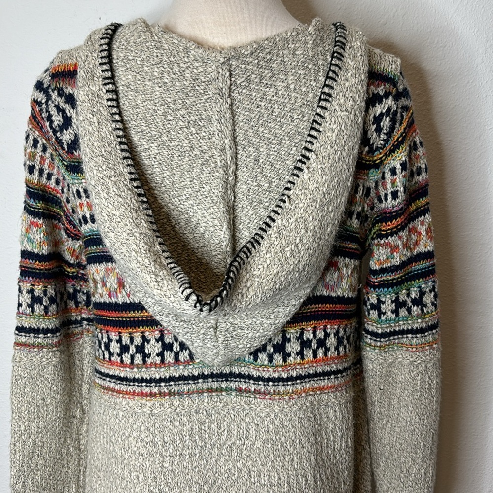 Hem & Thread Size Small Multi Color Aztec Print K… - image 6